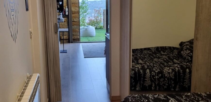 faqra fully furnished modern flat 50 sqm with 16 sqm garden panoramic view Ref#5857