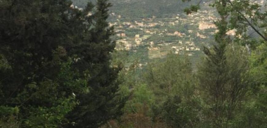 yahchouch 850 sqm land for sale open panoramic view Ref#5897
