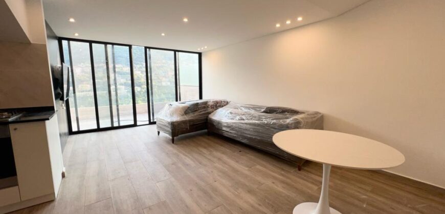 baabdat brand new furnished rooftop for sale with 25m terrace, open view Ref#5861