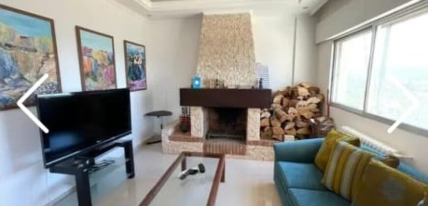 Fully furnished apartment in baabdat for rent panoramic mountain view Ref#5854