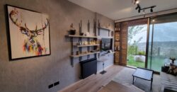 faqra fully furnished modern flat 50 sqm with 16 sqm garden panoramic view Ref#5857