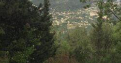 yahchouch 850 sqm land for sale open panoramic view Ref#5897