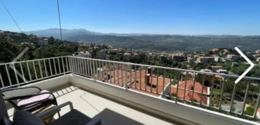 Fully furnished apartment in baabdat for rent panoramic mountain view Ref#5854