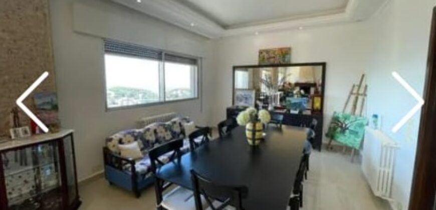 Fully furnished apartment in baabdat for rent panoramic mountain view Ref#5854