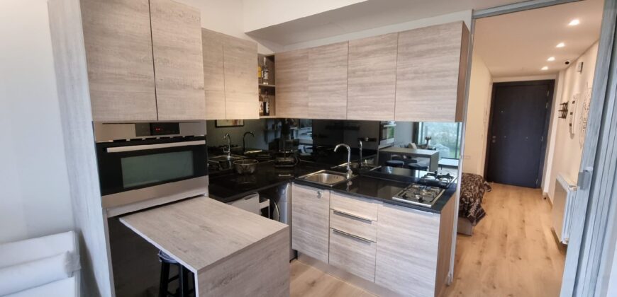 faqra fully furnished modern flat 50 sqm with 16 sqm garden panoramic view Ref#5857