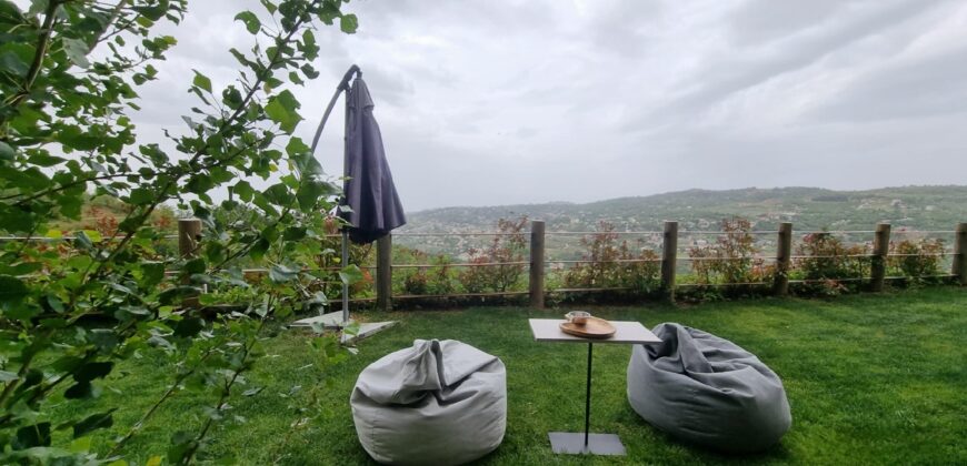 faqra fully furnished modern flat 50 sqm with 16 sqm garden panoramic view Ref#5857
