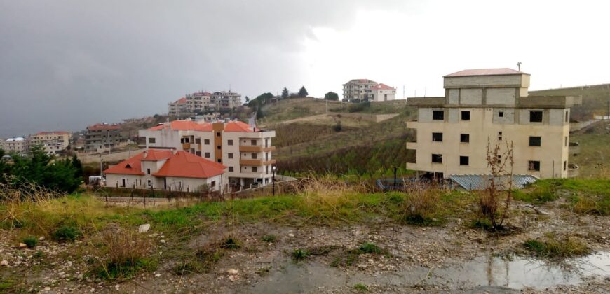 zahle dhour land 975 sqm for sale open view Ref#5929