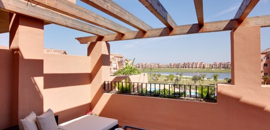 Spain furnished apartment between sea & golf in a gated resort Ref#12