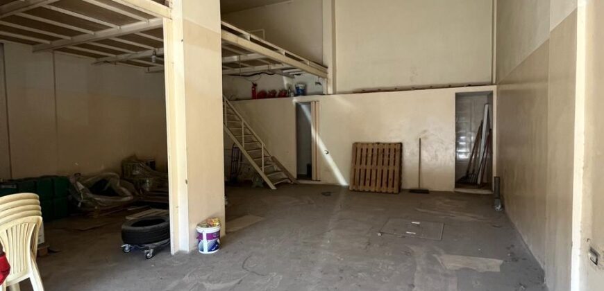 zahle madine el sinayia shop two facades with depot for sale #6036