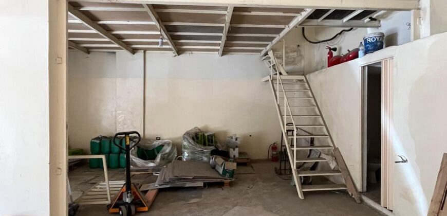 zahle madine el sinayia shop two facades with depot for sale #6036