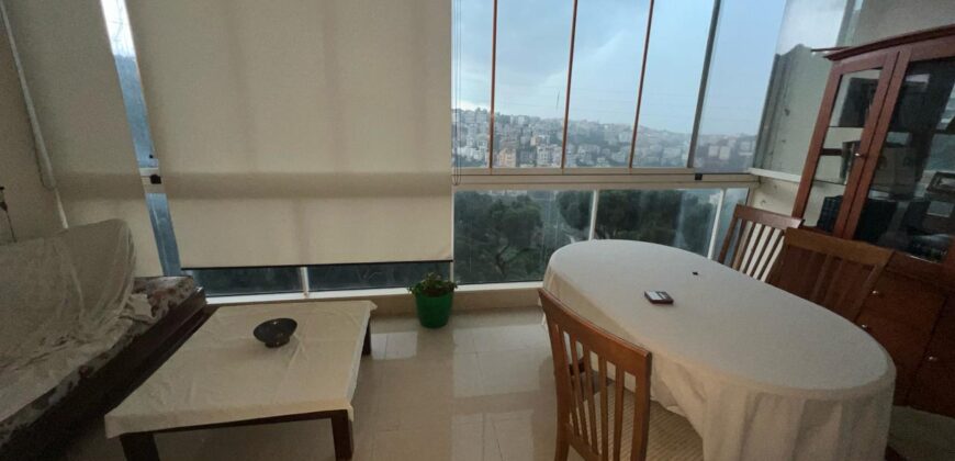 mansourieh fully furnished apartment panoramic view for sale Ref#5996