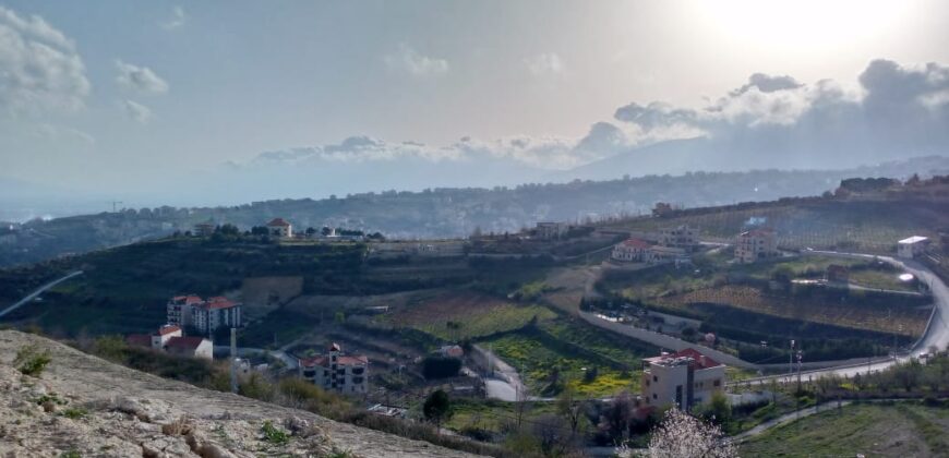 zahle 1170 sqm land for sale panoramic view Ref#6112