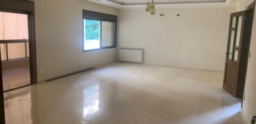 Ghadir apartment ground floor with 150m terrace for rent Ref#6143