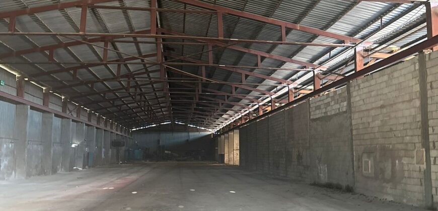 taanayel hangar 2800m with 6000m land industrial zoning Ref#6190