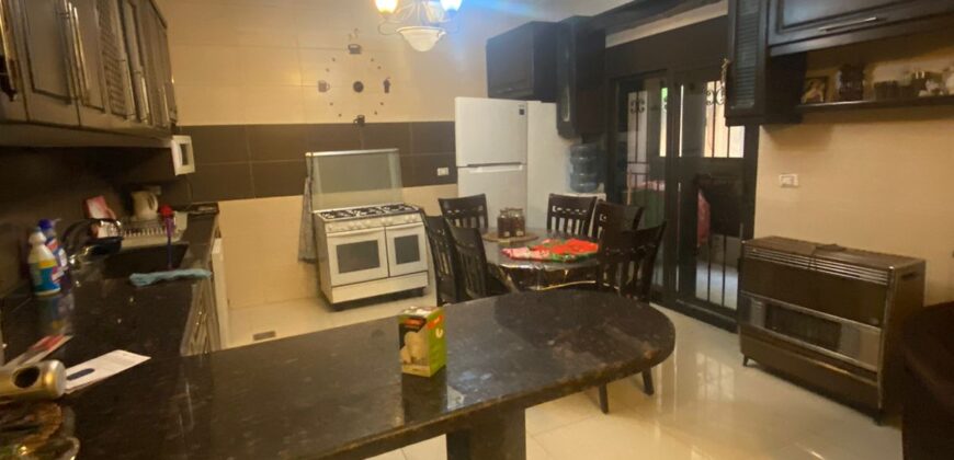 zahle dhour fully furnished apartment with 60m terrace Ref#6188