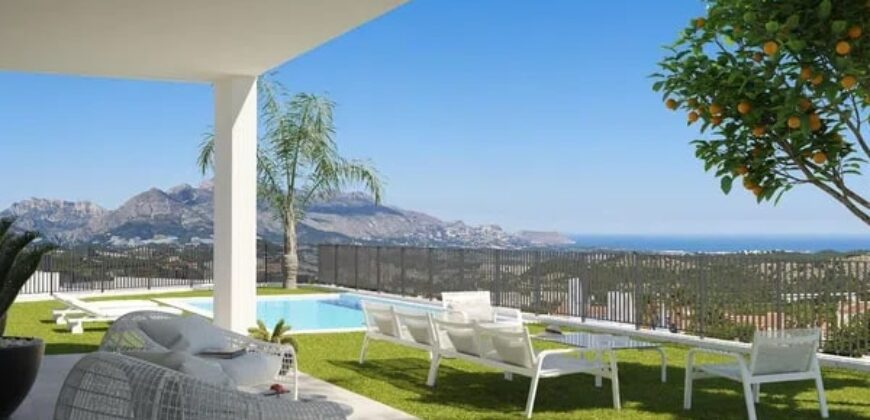 Spain Alicante New villa with magnificent sea views in Polop Hills 0000077