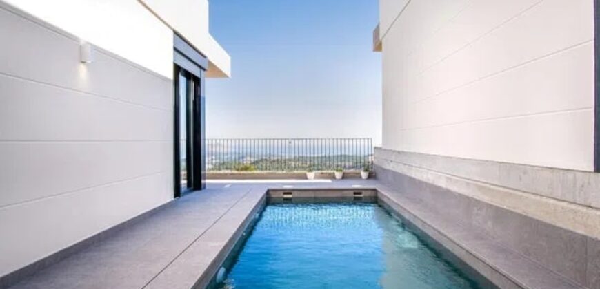 Spain Alicante New villa with magnificent sea views in Polop Hills 0000077