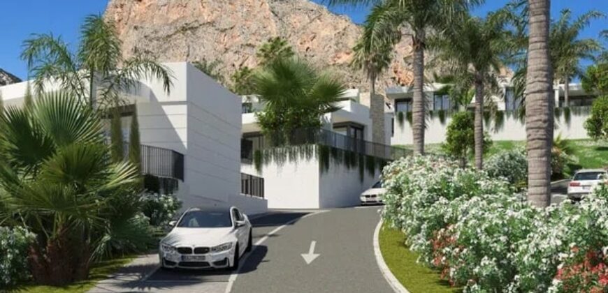 Spain Alicante New villa with magnificent sea views in Polop Hills 0000077