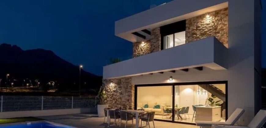 Spain Alicante brand new luxury villa with pool in Finestrat 0000078