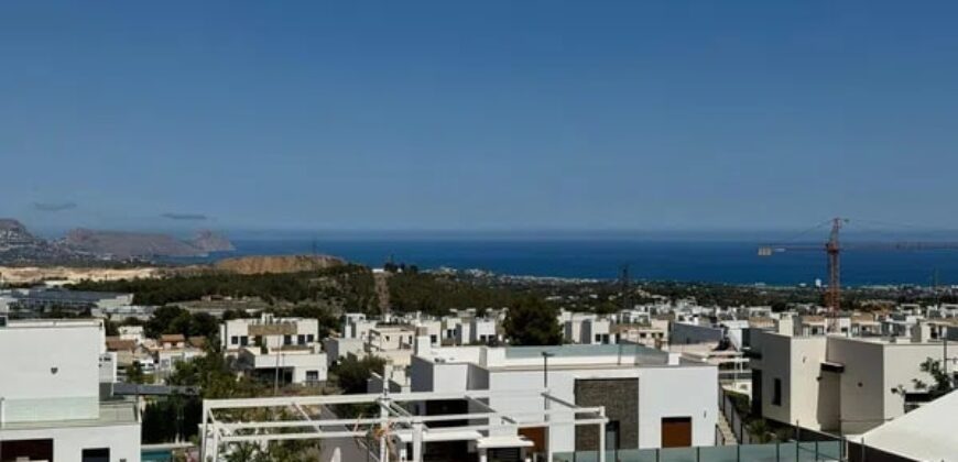 Spain Alicante new villa (UNIQUE MODEL) in Polop sea views RML-02116