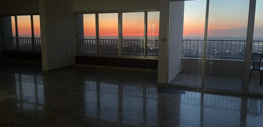 Louaizeh furnished apartment for rent sea and mountain view #6319