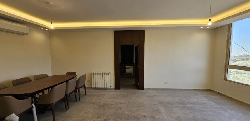 mansourieh semi furnished apartment for sale with view Ref#6313