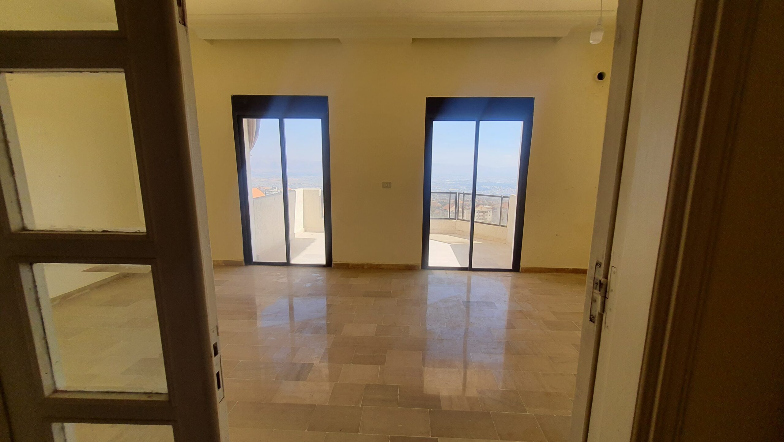 zahle dhour apartment for sale open view, no elevator Ref#6326