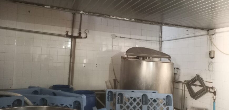 zahle madine el sinayia fully equipped dairy factory with 250m roof #6299