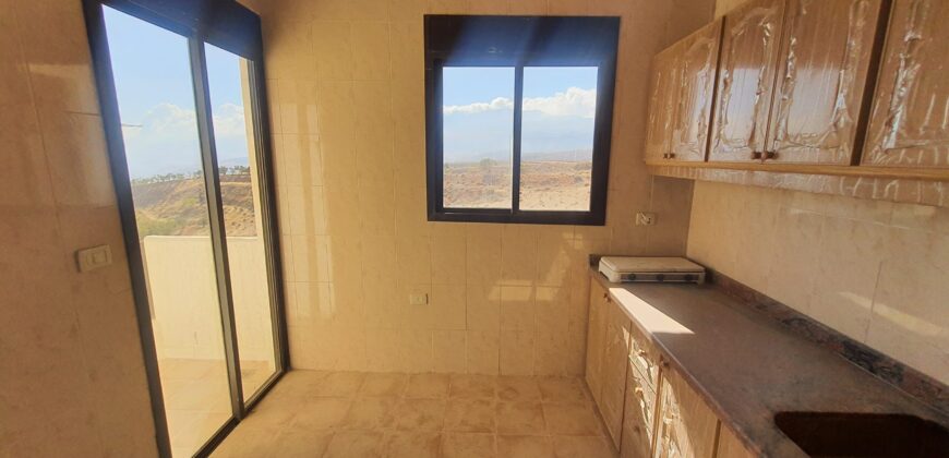 zahle dhour apartment for sale open view, no elevator Ref#6326