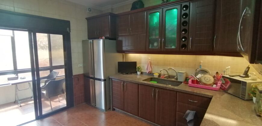 zahle dhour semi furnished apartment for sale Ref#6345