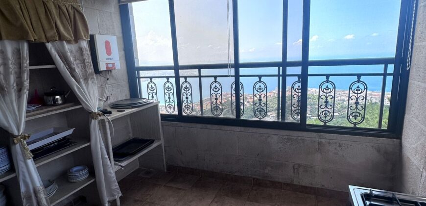 fatqa fully furnished apartment for rent panoramic sea view Ref#6337