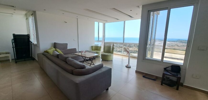 Hot deal! dbayeh renovated duplex 340m with 100m terrace open sea view #6340