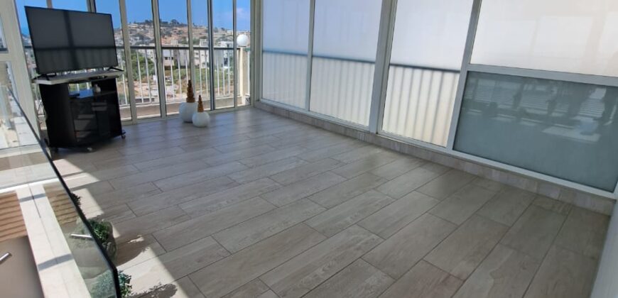 Hot deal! dbayeh renovated duplex 340m with 100m terrace open sea view #6340