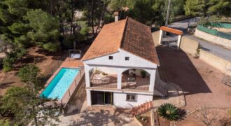 Spain Valencia villa 2 floors with pool, garden & terrace, mountain view 005925