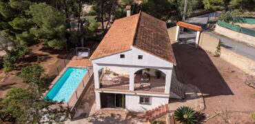 Spain Valencia villa 2 floors with pool, garden & terrace, mountain view 005925