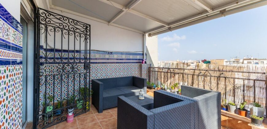 Spain penthouse in the center of Alcàsserl, Valencia with terrace 005865