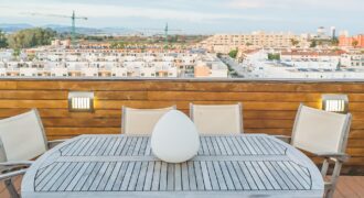 Spain duplex penthouse with large terrace close to beach 002225