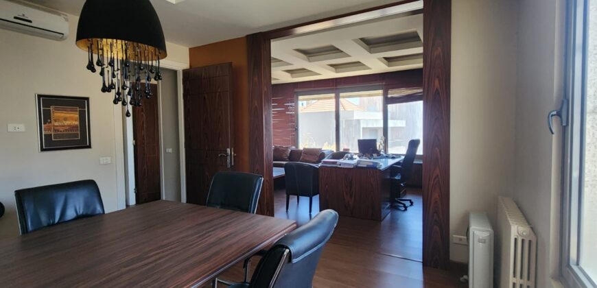 zahle main boulevard fully equipped & decorated office for rent #6446