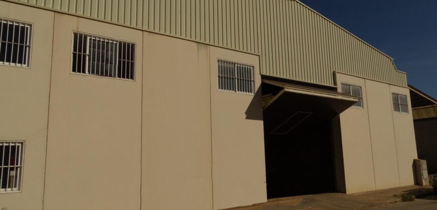 Spain Industrial warehouse + office, truck entrance privileged location 006085