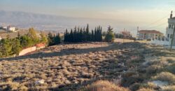 zahle dhour land 1295 sqm for sale panoramic view Ref#6454