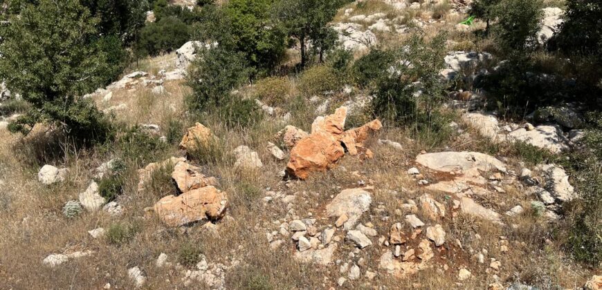 zahle Qaa Er Rim land 826 sqm for sale Ref#6458