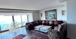 Sahel Alma luxurious fully furnished real duplex for sale panoramic sea view #6456