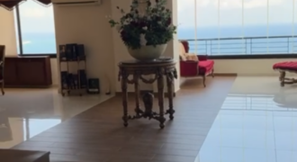 Sahel Alma luxurious fully furnished real duplex for sale panoramic sea view #6456