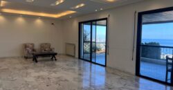 bsalim luxurious furnished apartment + 30m terrace, panoramic sea view #6499