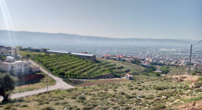 zahle land 822 sqm for sale panoramic view overlooking the city #6567