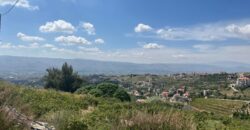zahle dhour land 1300 sqm for sale panoramic view #6615