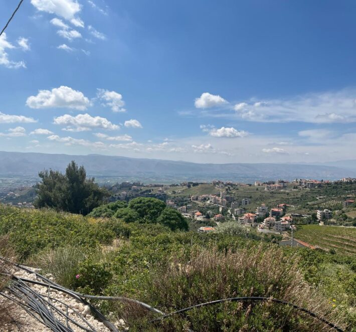zahle dhour land 1300 sqm for sale panoramic view #6615