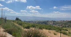 zahle dhour land 1300 sqm for sale panoramic view #6615