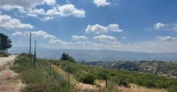 zahle dhour land 1300 sqm for sale panoramic view #6615