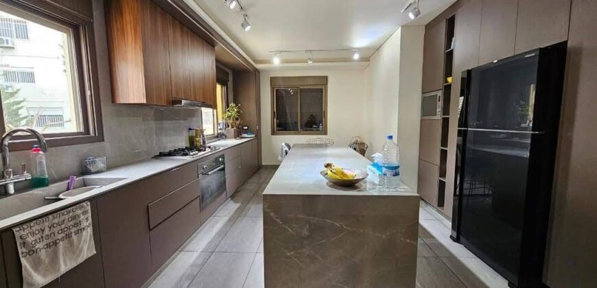 aoukar luxurious duplex fully decorated 150 sqm + 300 sqm roof, sea view #6627